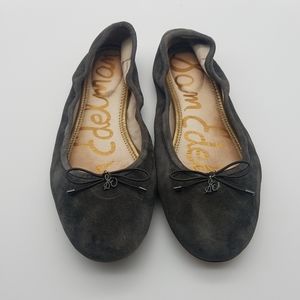 Sam Edelman Grey Suede Flats